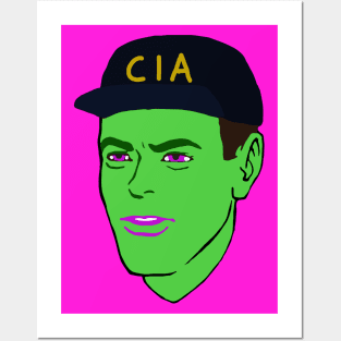 CIA Glow Guy - Meme, Glow In The Dark, Terry Davis Posters and Art